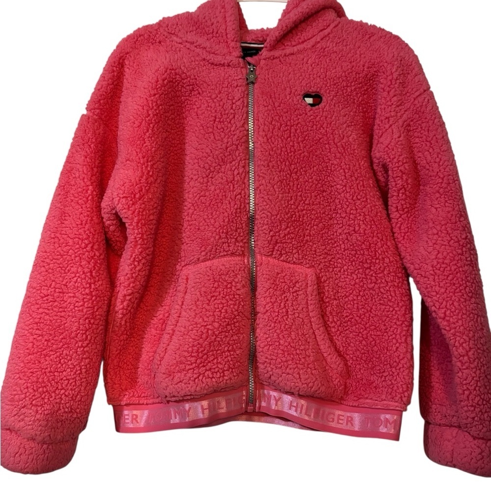 Tommy Hilfiger Vibrant Pink Fleece Jacket
